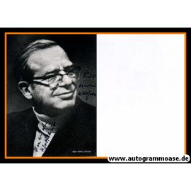 Autogramm Schauspieler | Karl-Heinz STROUX | 1970er (Portrait SW)
