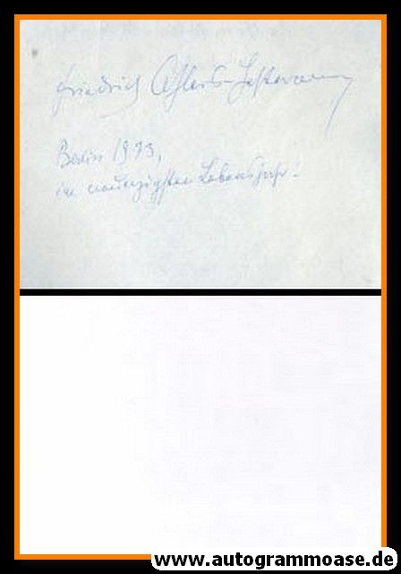 Autogramm Kunst | Friedrich AHLERS-HESTERMANN | 1973 (Autograph)