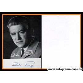 Autogramm Schauspieler | ??? Rudi Rong | 1970er (Portrait SW) 2021-00034