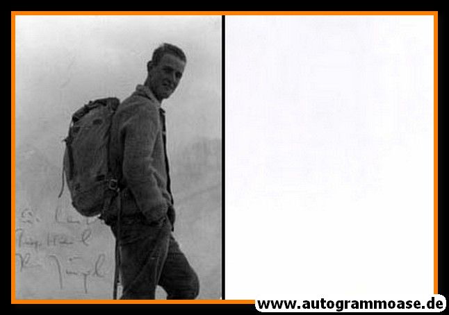 Autogramm Bergsteigen | ??? Jümpl | 1970er (Portrait SW) 2021-00035