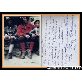 Autogramm Bergsteigen | Sepp GSCHWENDTNER | 1964 Foto (Himalaya Expedition)