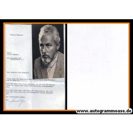 Autogramm Schauspieler | Helmuth HÖNINGER | 1970er (Portrait SW + Brief)