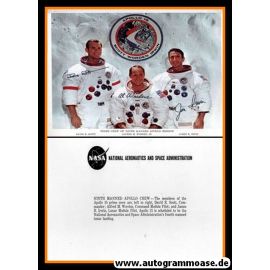 Autogramme Raumfahrt (NASA) | APOLLO 15 (Irwin, Scott, Worden) | 1971 Druck (Portrait Color XL)