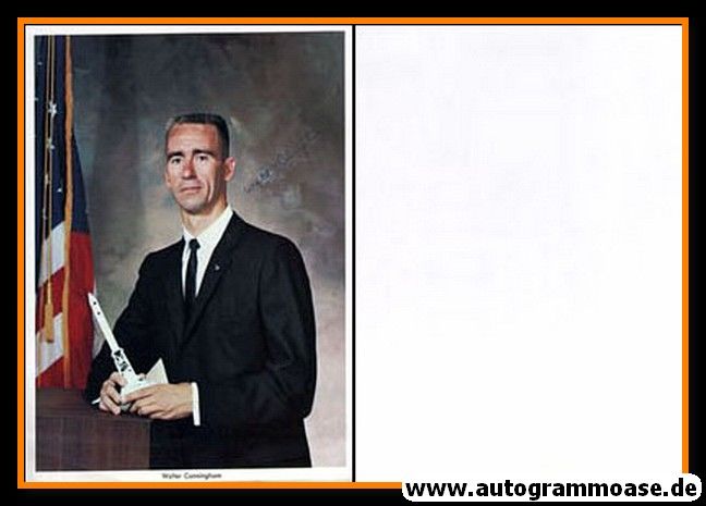 Autogramm Raumfahrt (NASA) | Walter CUNNINGHAM | 1960er Druck (Portrait Color XL)