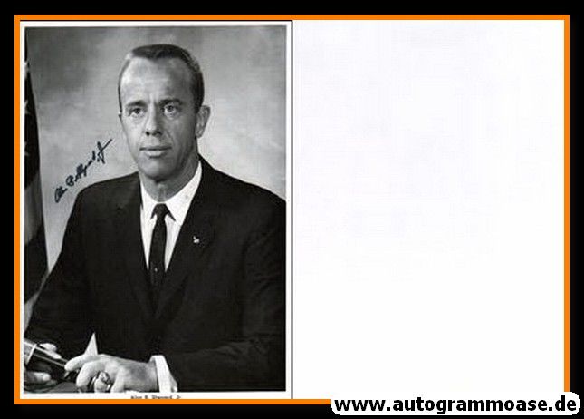 Autogramm Raumfahrt (NASA) | Alan B. SHEPARD | 1960er Druck (Portrait SW XL)
