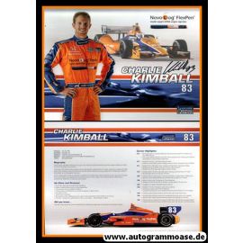 Autogramm IndyCar | Charlie KIMBALL | 2010 (Collage XL) Chip Ganassi