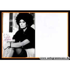 Autogramm Film (Italien) | Sophia LOREN | 1975 Foto "La Pupa Del Gangster"