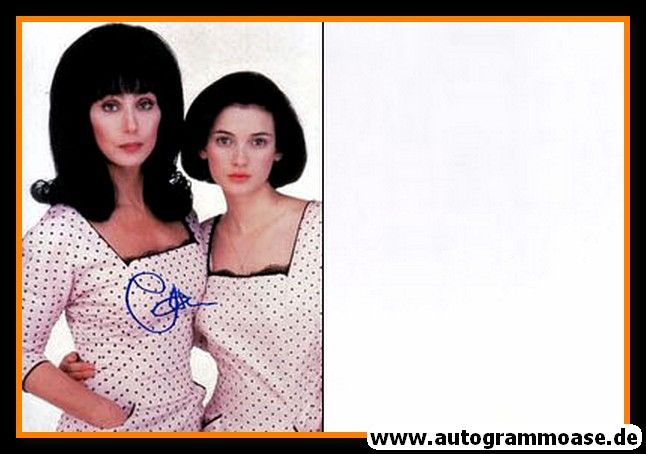 Autogramm Film (USA) | CHER | 1990 Foto "Mermaids" mit Winona Ryder