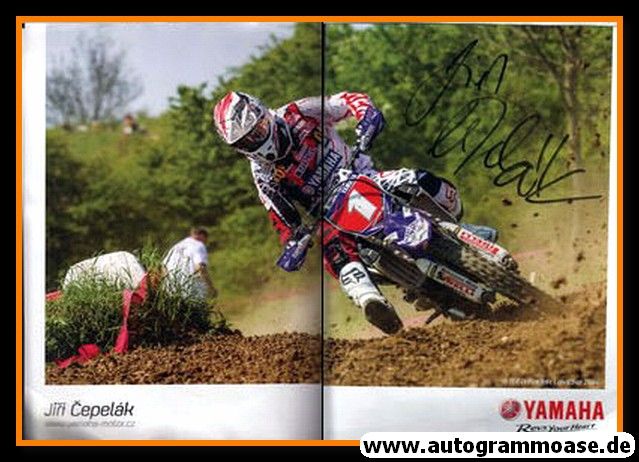 Autogramm Motorrad | Jiri CEPELAK | 2014 (Rennszene Poster XL) Yamaha
