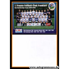 Mannschaftskarte Fussball (D) | 1. FFC Frankfurt | 2004 (XL)