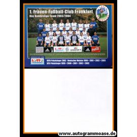 Mannschaftskarte Fussball (D) | 1. FFC Frankfurt | 2003 (XL)