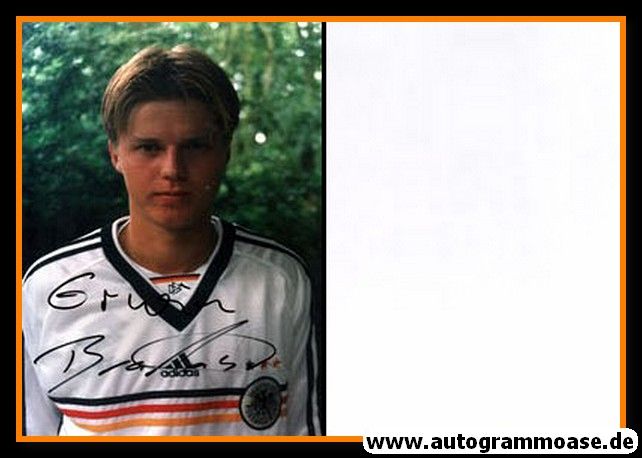 Autogramm Fussball | DFB U18 | 1999 Foto | Erwin BRADASCH (Portrait Color XL)