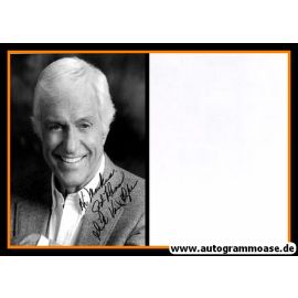 Autogramm Film (USA) | Dick VAN DYKE | 1990er Foto (Portrait SW)