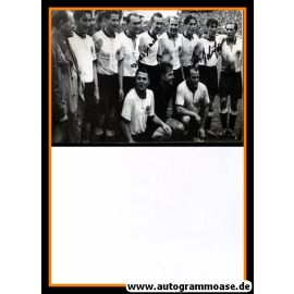 Mannschaftsbild Fussball | DFB | 1954 WM + 3 AG (Eckel, Schäfer, Walter)