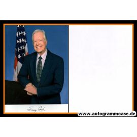 Autogramm Politik | USA | Jimmy CARTER | POTUS 1977-81 | 2000er Foto (Portrait Color)
