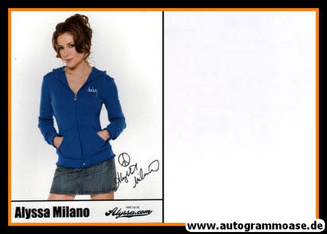 Autogramm Film (USA) | Alyssa MILANO | 2000er Foto (Portrait Color)