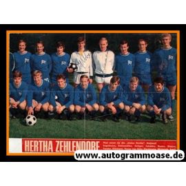 Mannschaftsbild Fussball | Hertha Zehlendorf | 1968 + 16 AG (XL)