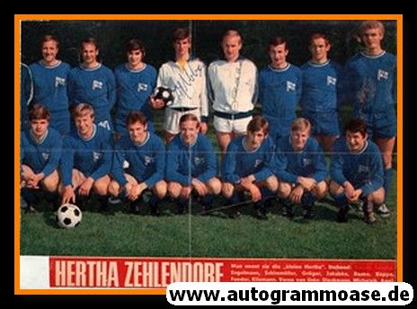 Mannschaftsbild Fussball | Hertha Zehlendorf | 1968 + 16 AG (XL)