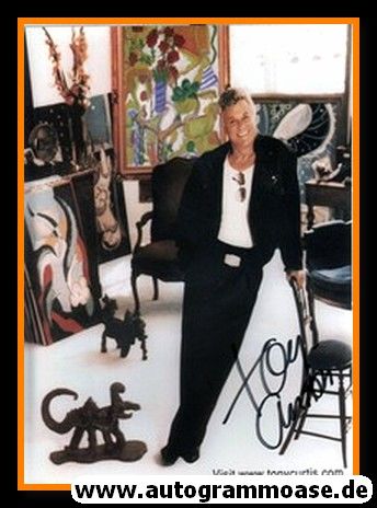 Autogramm Film (USA) | Tony CURTIS | 1980er (Portrait Color Paintings)