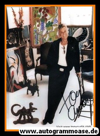 Autogramm Film (USA) | Tony CURTIS | 1980er (Portrait Color Paintings XL)