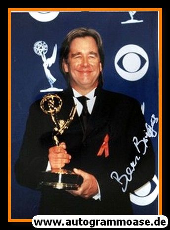 Autogramm Film (USA) | Beau BRIDGES | 1990er Foto (Portrait Color Emmy)