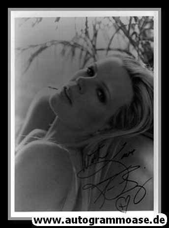 Autogramm Film (USA) | Kim BASINGER | 1980er Foto Druck (Portrait SW)