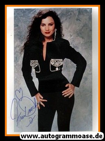 Autogramm Film (USA) | Fran DRESCHER | 1990er Foto (Portrait Color)