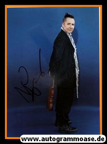 Autogramm Violine (UK) | Nigel KENNEDY | 2000er Foto (Portrait Color XL)