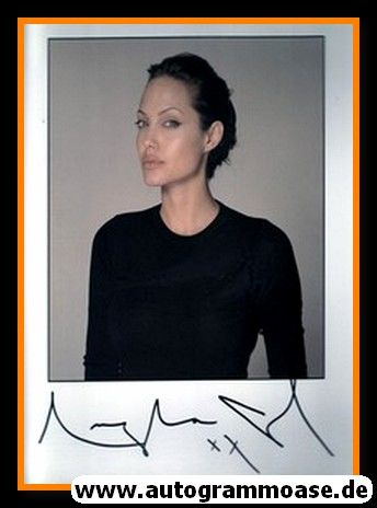 Autogramm Film (USA) | Angelina JOLIE | 2000er (Portrait Color)