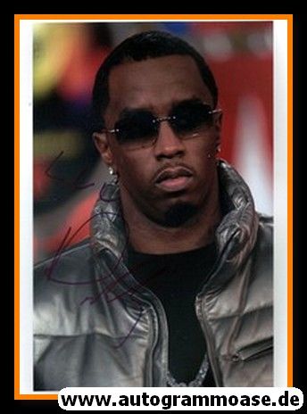 Autogramm Rap | Sean COMBS | 2000er Foto (Portrait Color XL) Puff Daddy