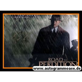 Autogramm Film (USA) | Tom HANKS | 2002 Foto "Road To Perdition"