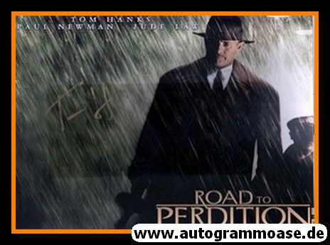 Autogramm Film (USA) | Tom HANKS | 2002 Foto "Road To Perdition"