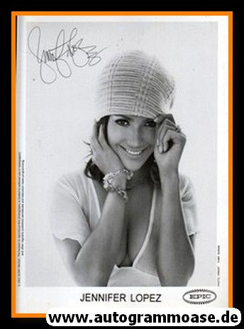 Autogramm Film (USA) | Jennifer LOPEZ | 2003 Druck (Portrait SW)