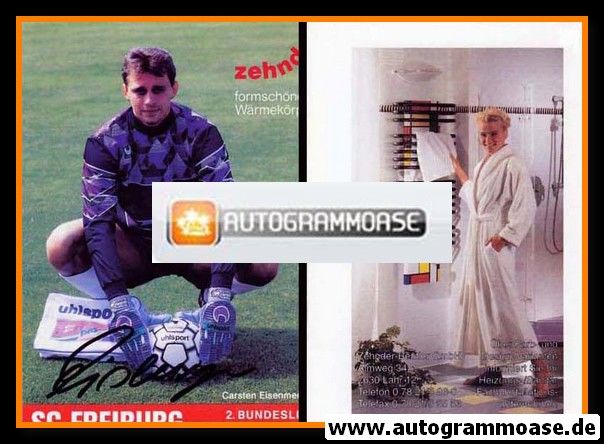 Autogramm Fussball | SC Freiburg | 1992 | Carsten EISENMENGER