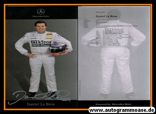 Autogramm Tourenwagen | Daniel LA ROSA | 2007 Druck (DTM)