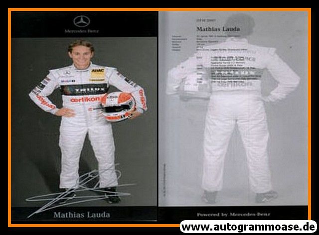 Autogramm Tourenwagen | Mathias LAUDA | 2007 Druck (DTM)