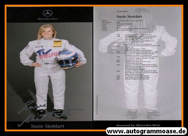Autogramm Tourenwagen | Susie STODDART | 2007 Druck (DTM)