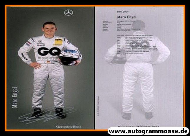 Autogramm Tourenwagen | Maro ENGEL | 2009 Druck (DTM)
