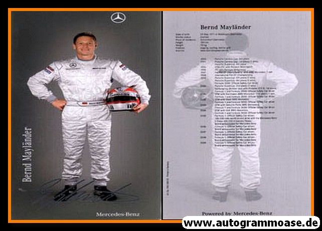 Autogramm Tourenwagen | Bernd MAYLÄNDER | 2009 Druck (DTM)
