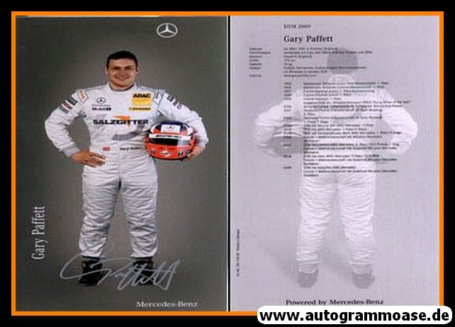 Autogramm Tourenwagen | Gary PAFFETT | 2009 Druck (DTM)