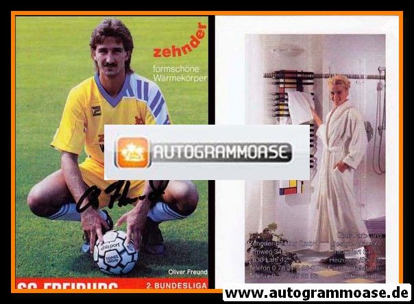 Autogramm Fussball | SC Freiburg | 1992 | Oliver FREUND