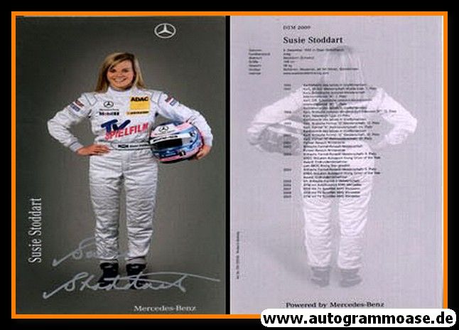 Autogramm Tourenwagen | Susie STODDART | 2009 Druck (DTM)