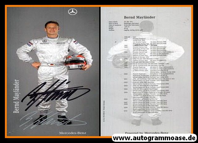 Autogramm Tourenwagen | Bernd MAYLÄNDER | 2010 (DTM)