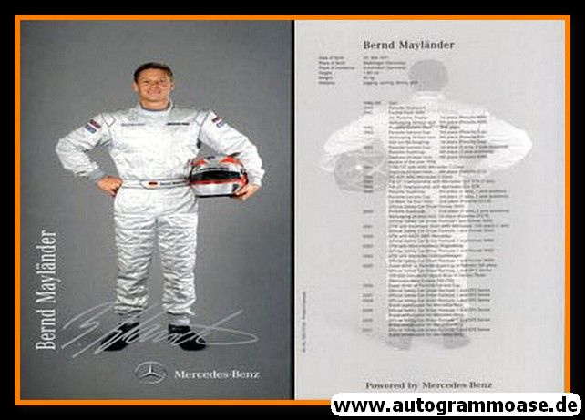 Autogramm Tourenwagen | Bernd MAYLÄNDER | 2011 Druck (DTM)