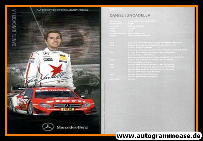 Autogramm Tourenwagen | Daniel JUNCADELLA | 2013 Druck (DTM)