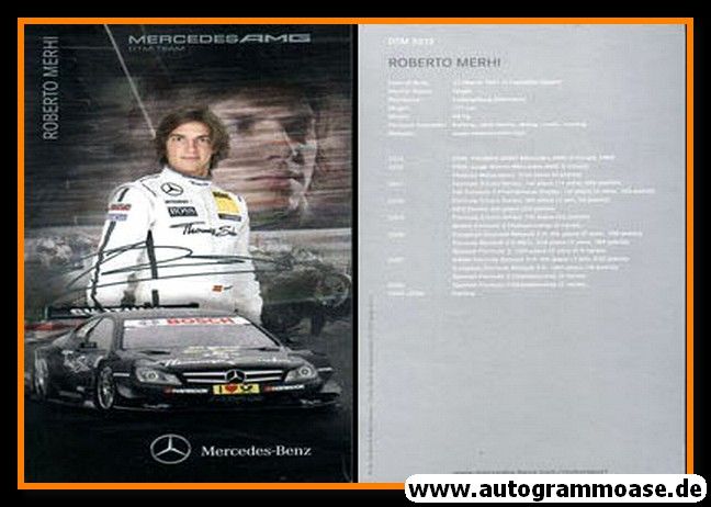 Autogramm Tourenwagen | Roberto MERHI | 2013 Druck (DTM)
