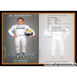 Autogramm Formel 1 | Nico ROSBERG | 2010 Druck (Mercedes)