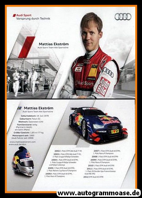 AK Tourenwagen | Mattias EKSTRÖM | 2012 (Audi)