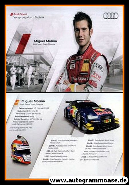 AK Tourenwagen | Miguel MOLINA | 2012 (Audi)