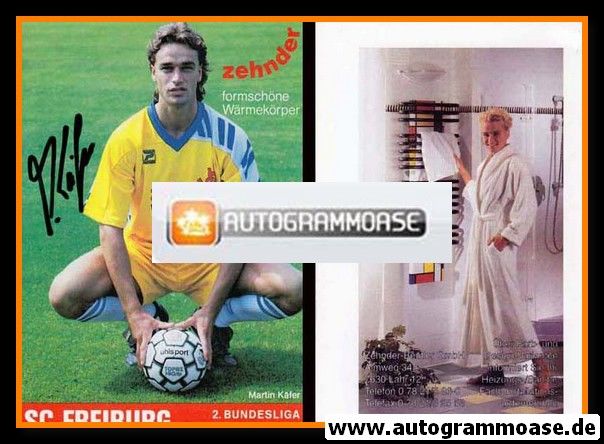 Autogramm Fussball | SC Freiburg | 1992 | Martin KÄFER